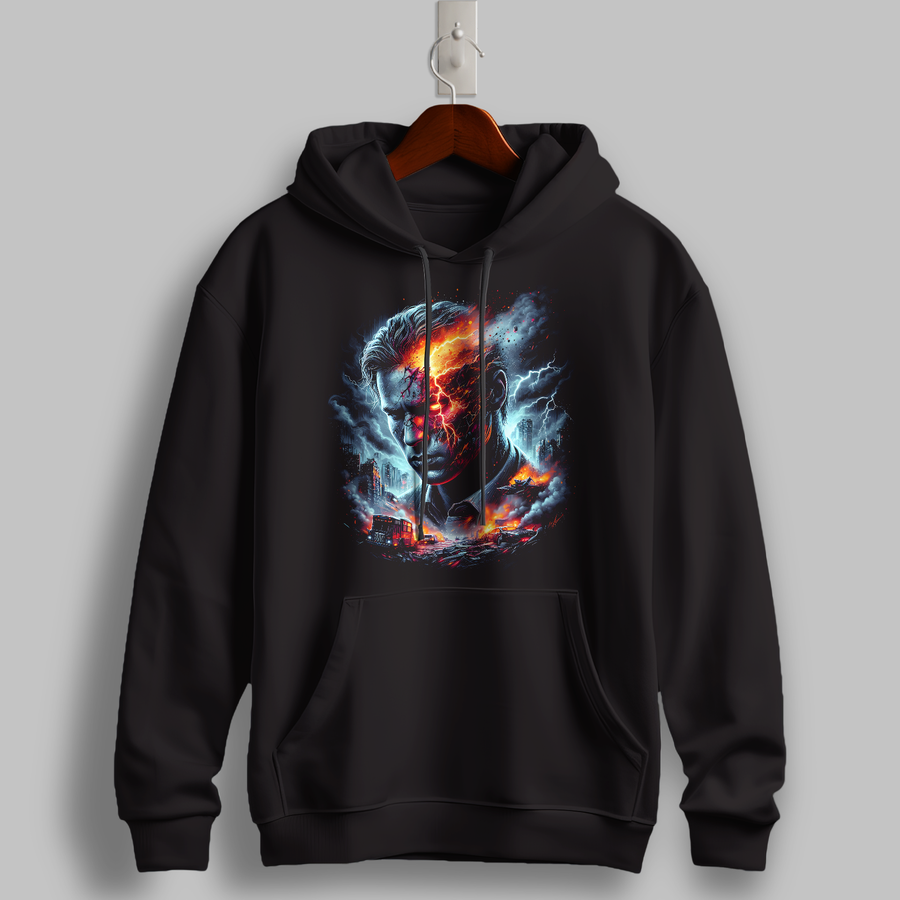 "Eclipse Avenger" Graphic Hoodie