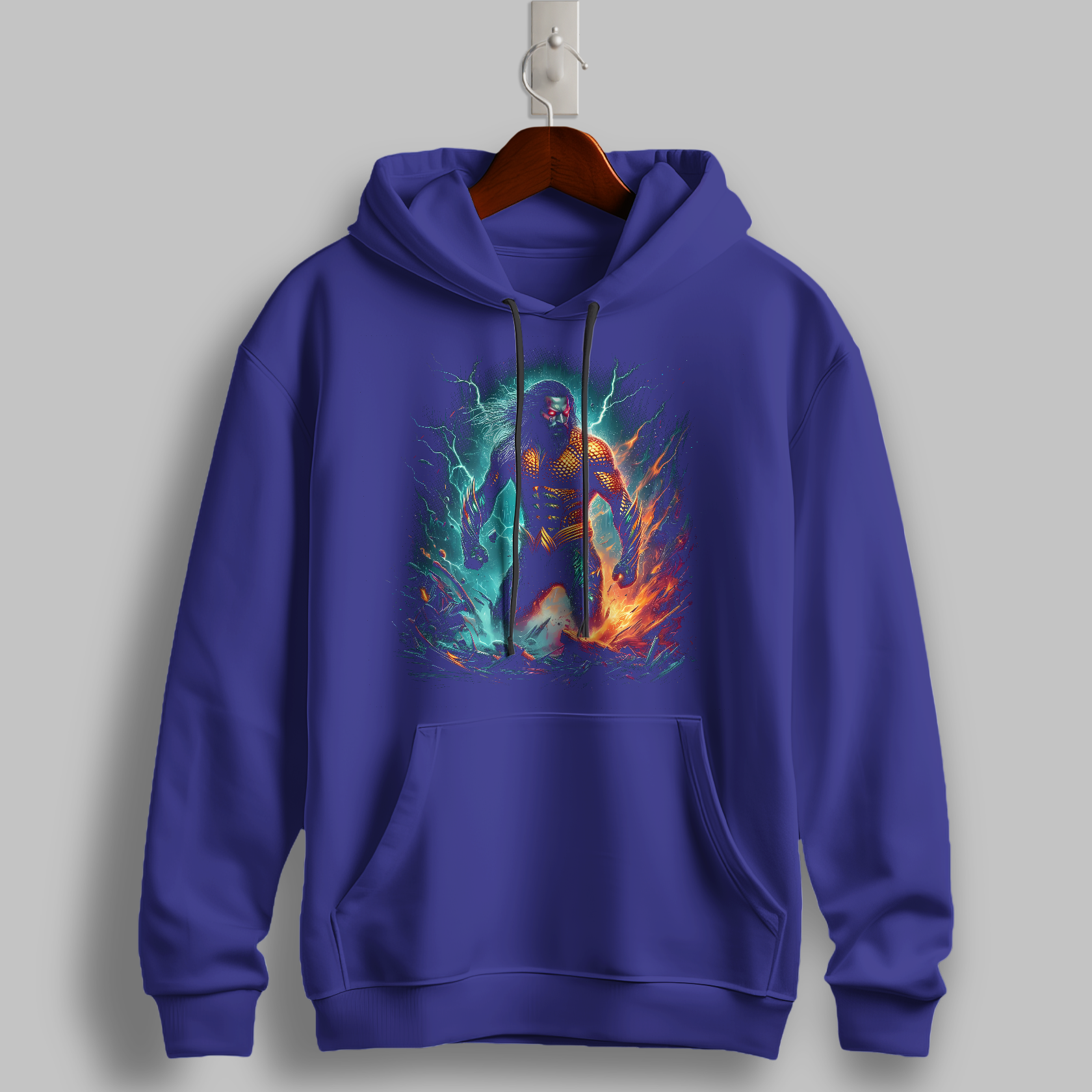 "Abyssal Guardian" Graphic Hoodie