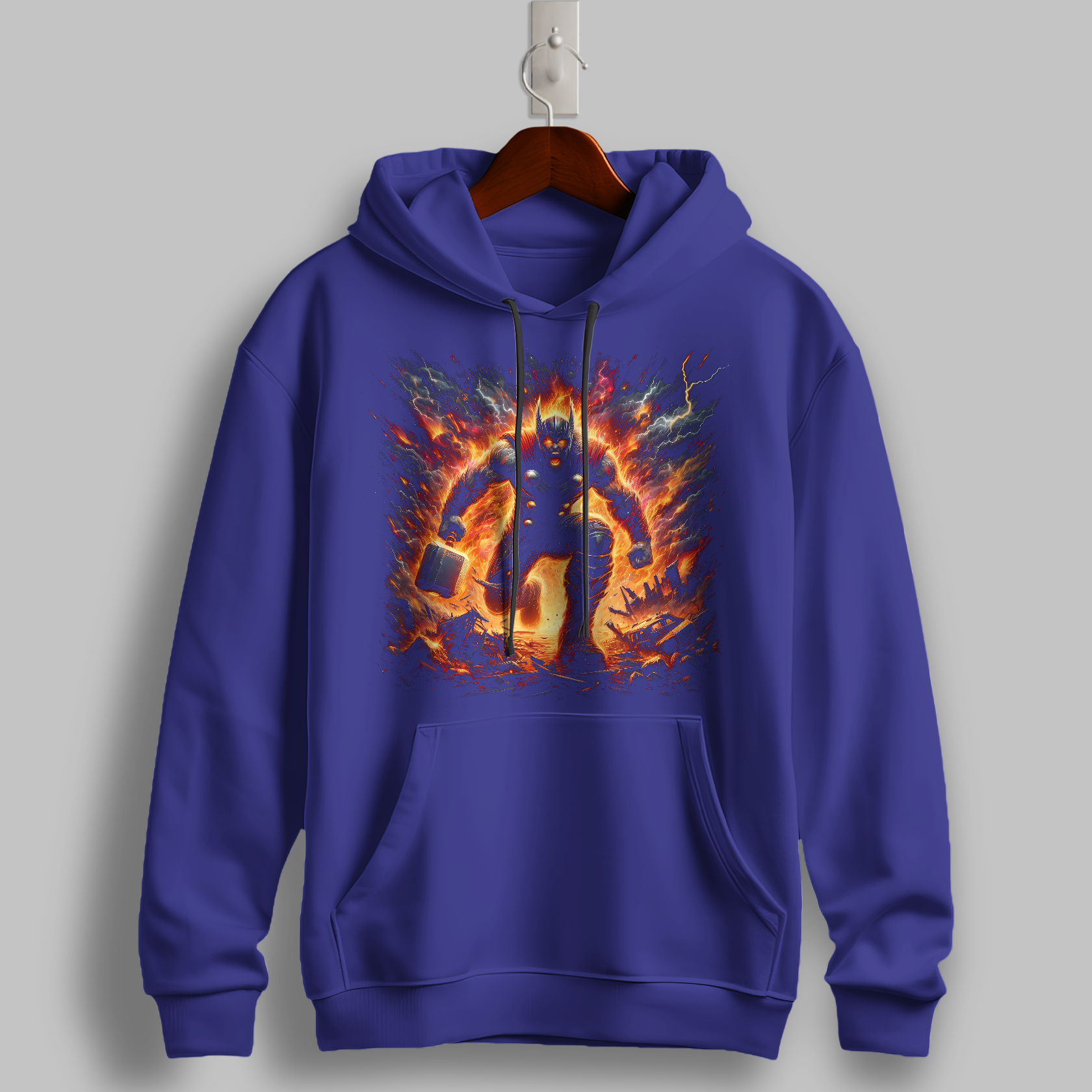 "Infernal Conqueror" Graphic Hoodie