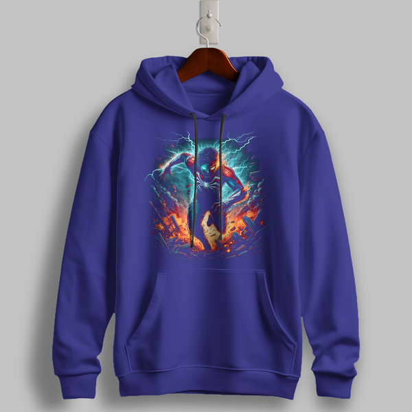 "Thunderstrike Champion" Graphic Hoodie.