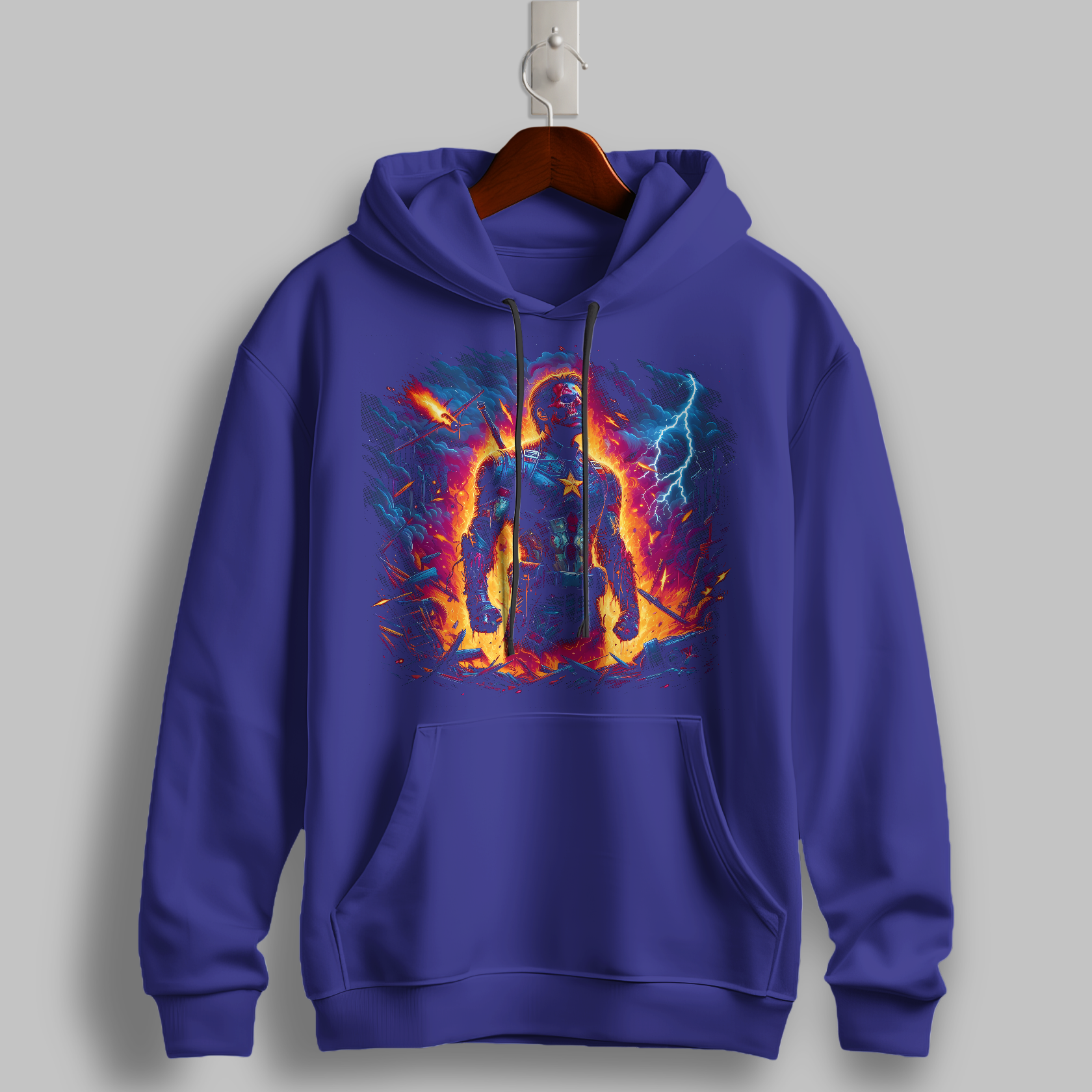 "Cosmic Conqueror" Graphic Hoodie