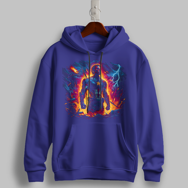 "Cosmic Conqueror" Graphic Hoodie