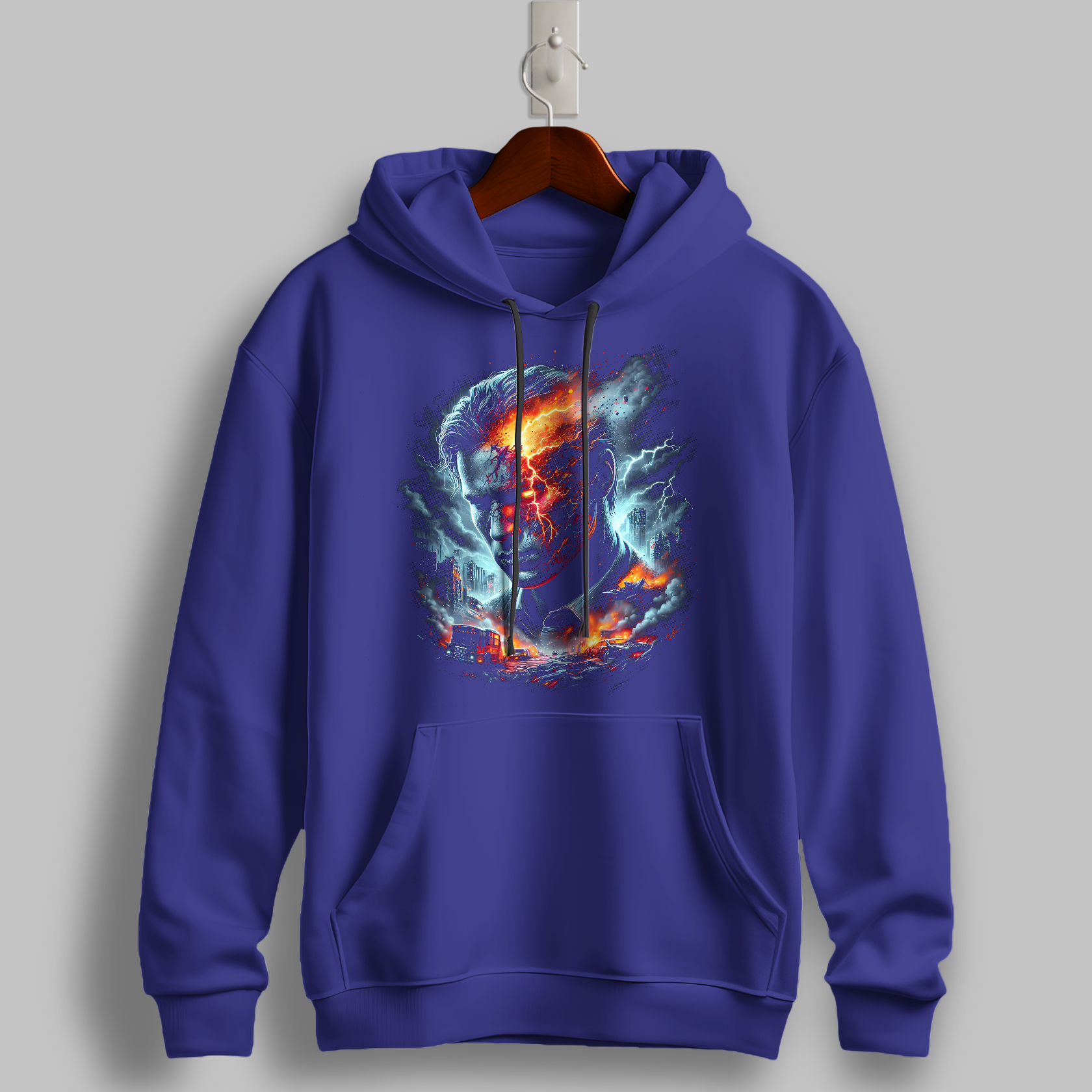 "Eclipse Avenger" Graphic Hoodie