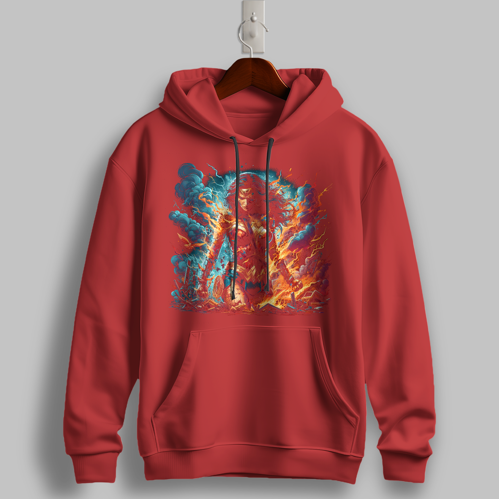 "Eternal Warrior" Graphic Hoodie
