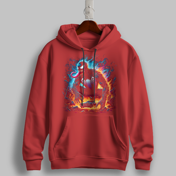 "Inferno Dragon" Graphic Hoodie