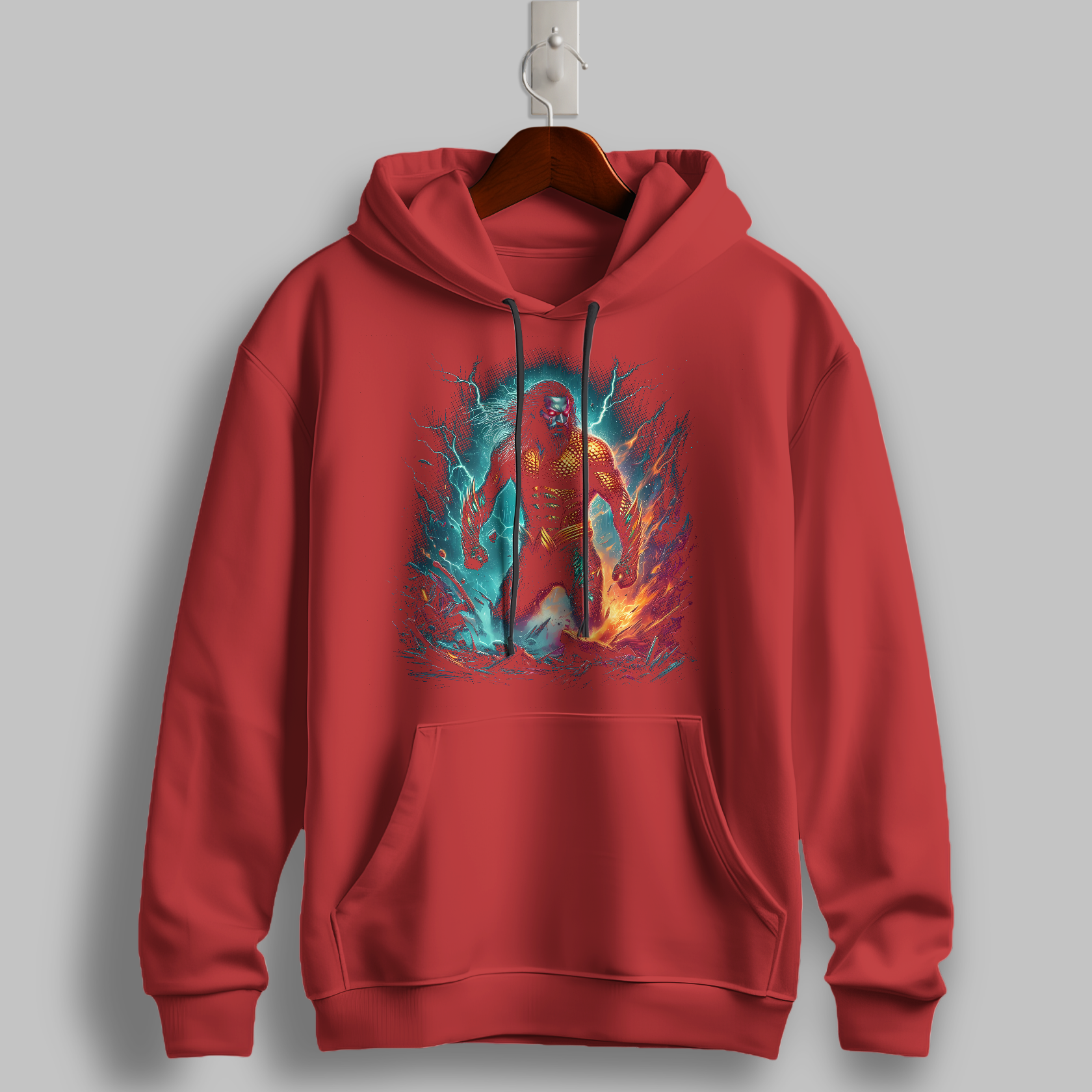 "Abyssal Guardian" Graphic Hoodie