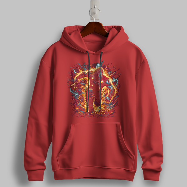 "Blazing Titan" Graphic Hoodie