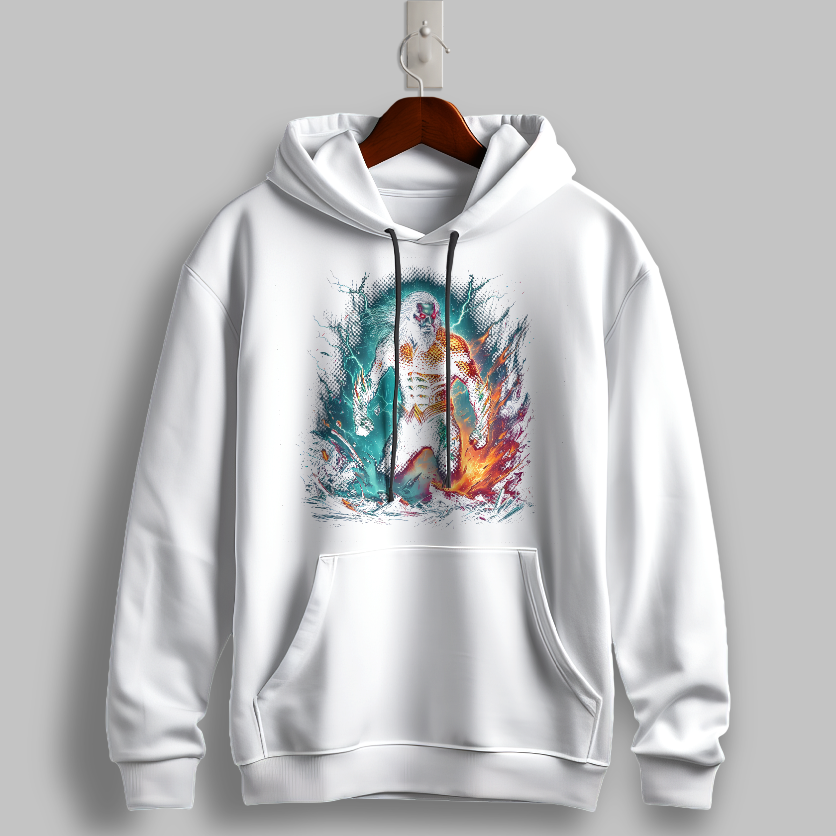 "Abyssal Guardian" Graphic Hoodie