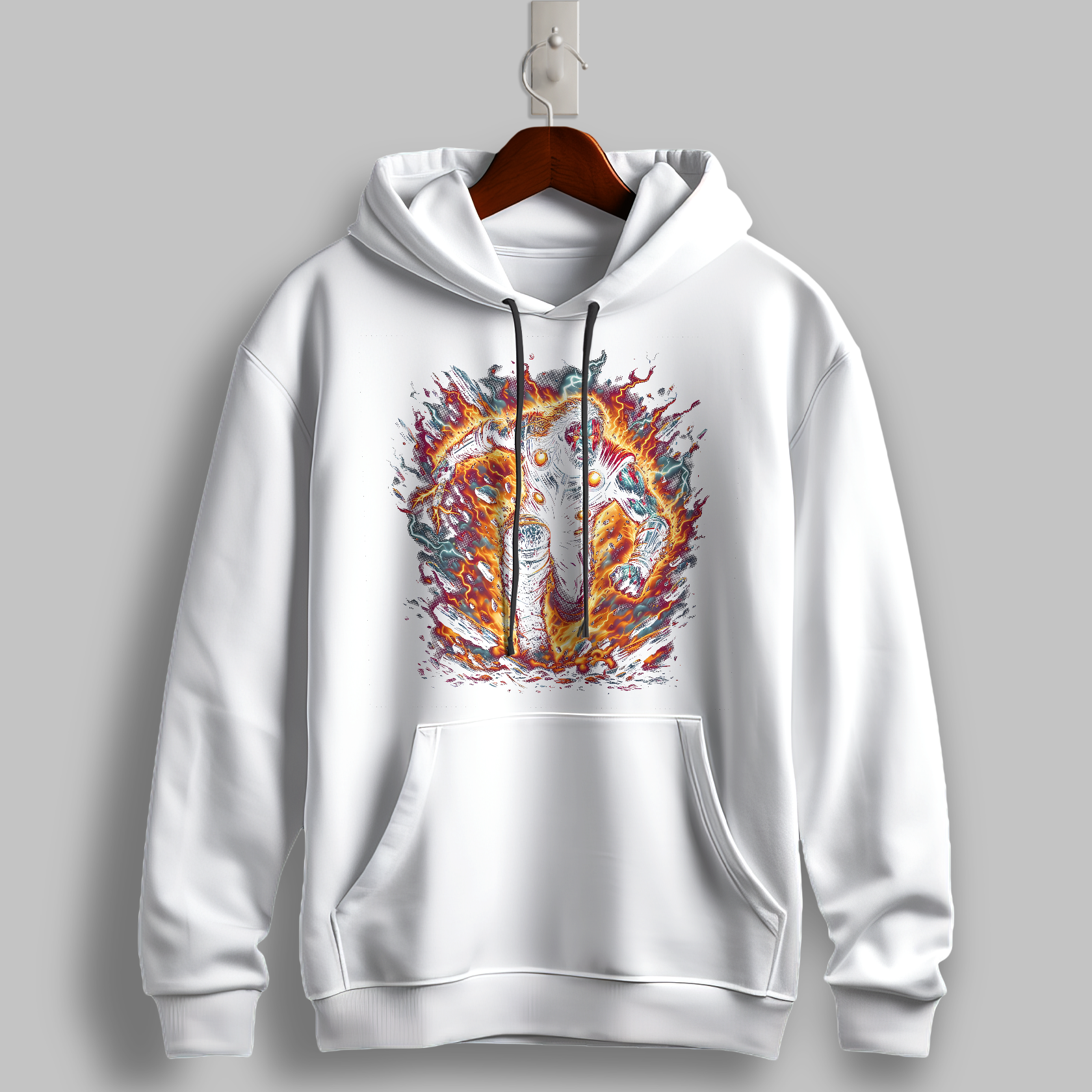 "Blazing Titan" Graphic Hoodie