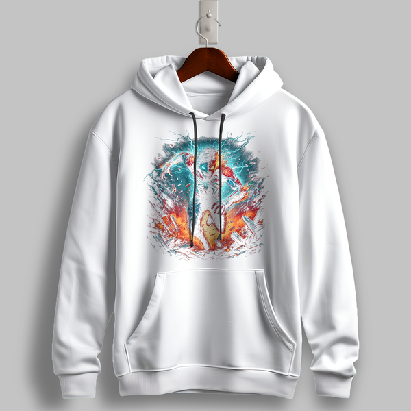 "Thunderstrike Champion" Graphic Hoodie.