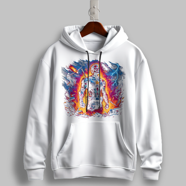"Cosmic Conqueror" Graphic Hoodie