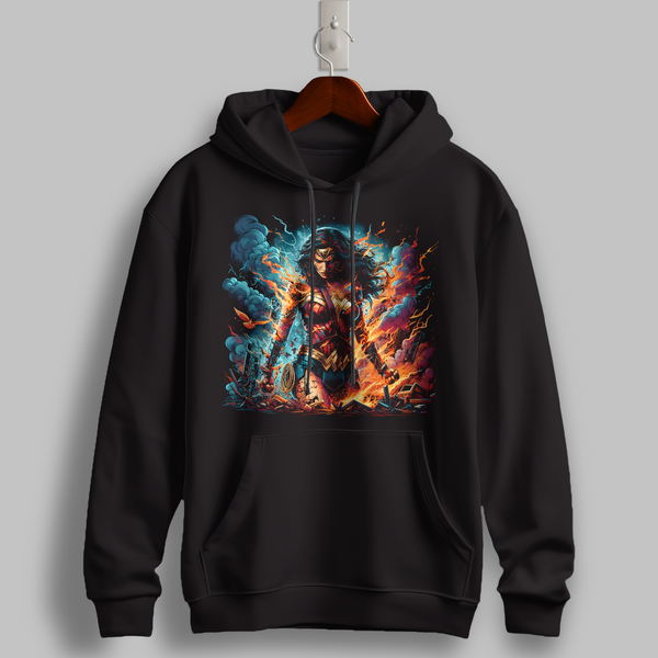 "Eternal Warrior" Graphic Hoodie