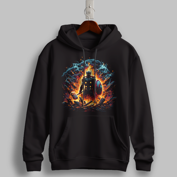 "Celestial Forge" Graphic Hoodie