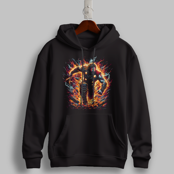 "Blazing Titan" Graphic Hoodie