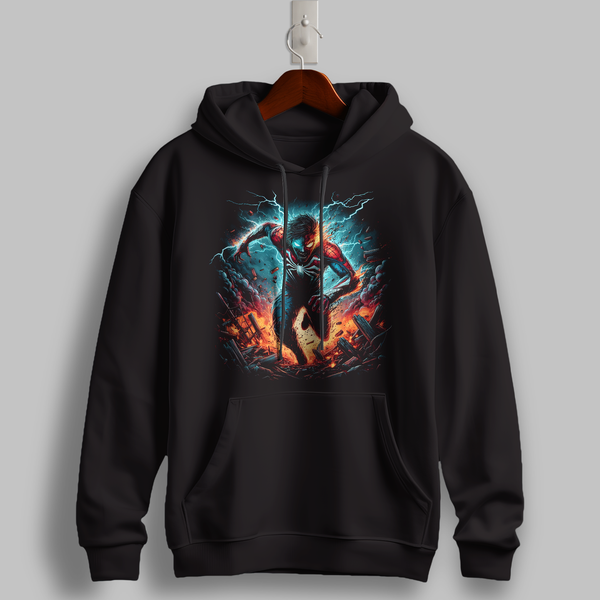 "Thunderstrike Champion" Graphic Hoodie.