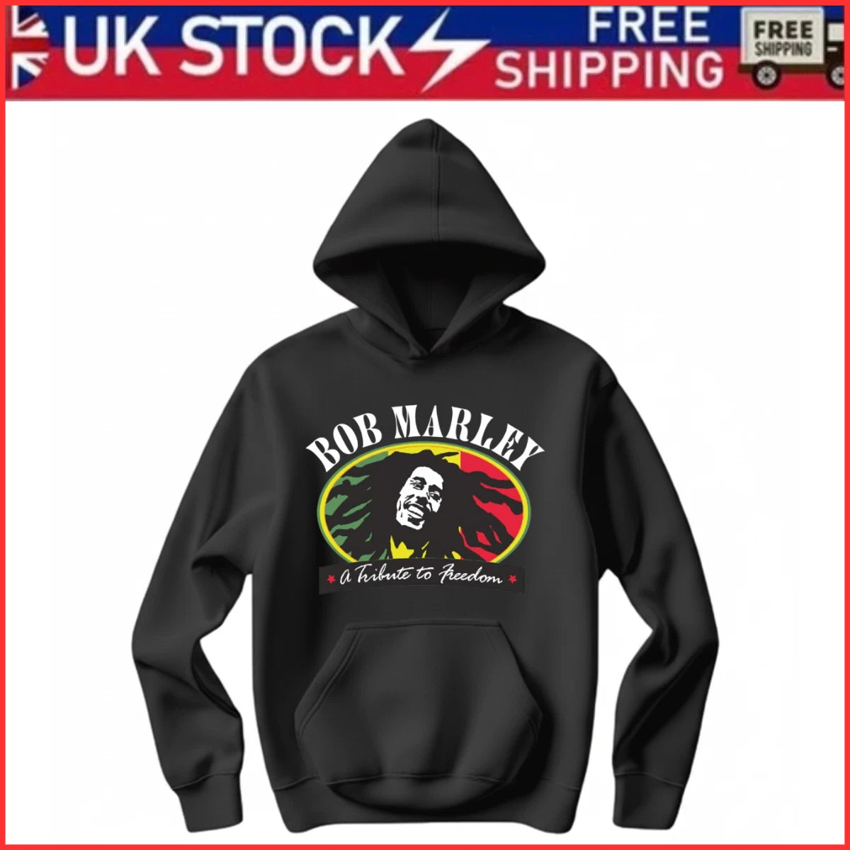 Bob Marley Reggae Legend White Hoodie