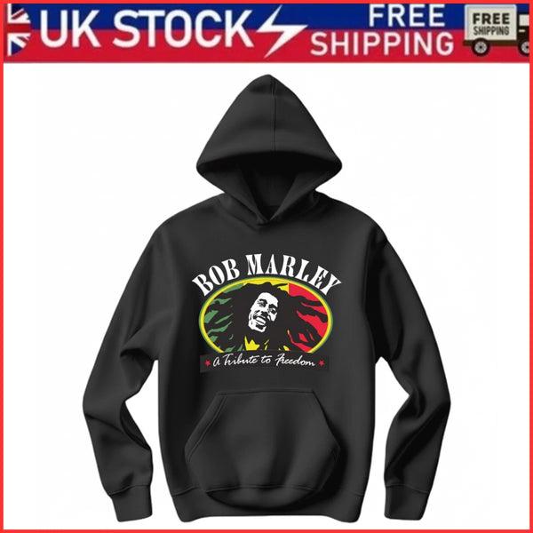Bob Marley Reggae Legend White Hoodie