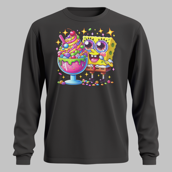 Fun-Loving Ice Cream Crewneck Sweatshirt