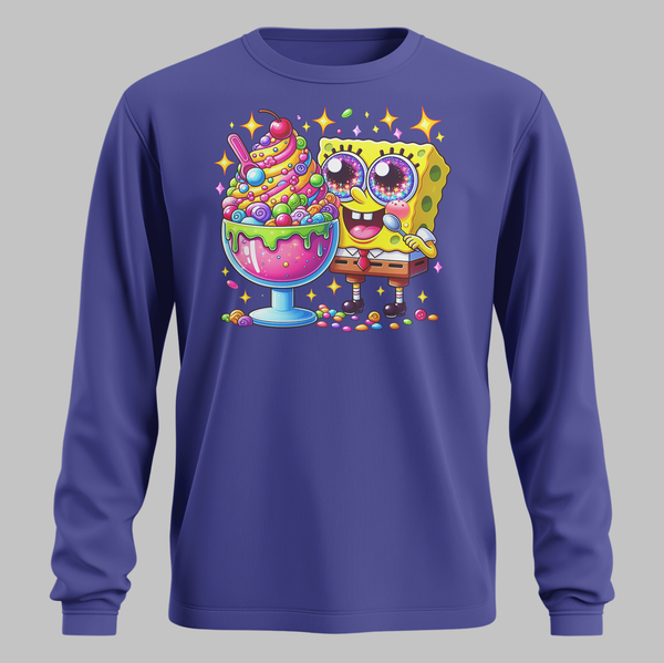 Fun-Loving Ice Cream Crewneck Sweatshirt