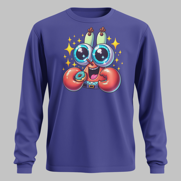 Quirky Crab Graphic Sweatshirt