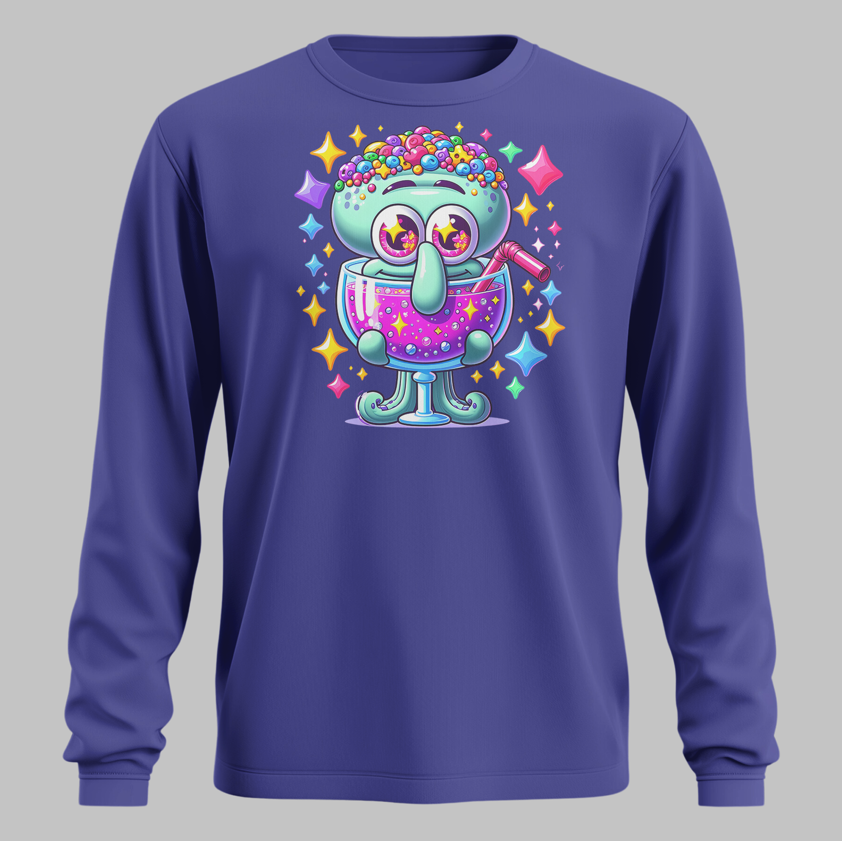 Sparkly Squid Long Sleeve Tee
