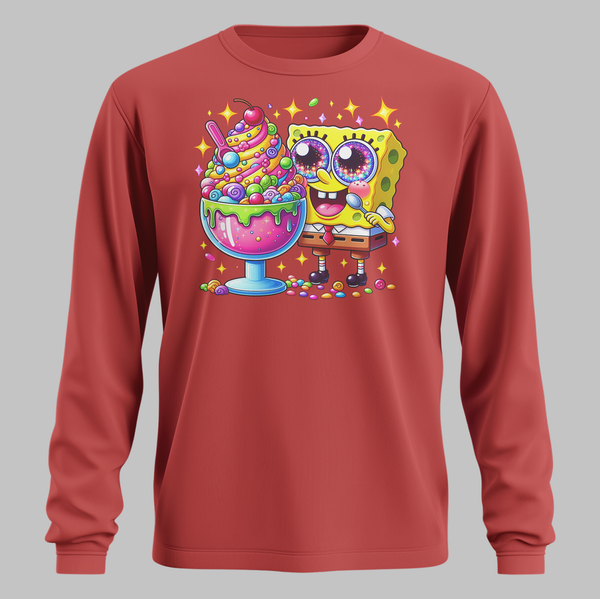 Fun-Loving Ice Cream Crewneck Sweatshirt