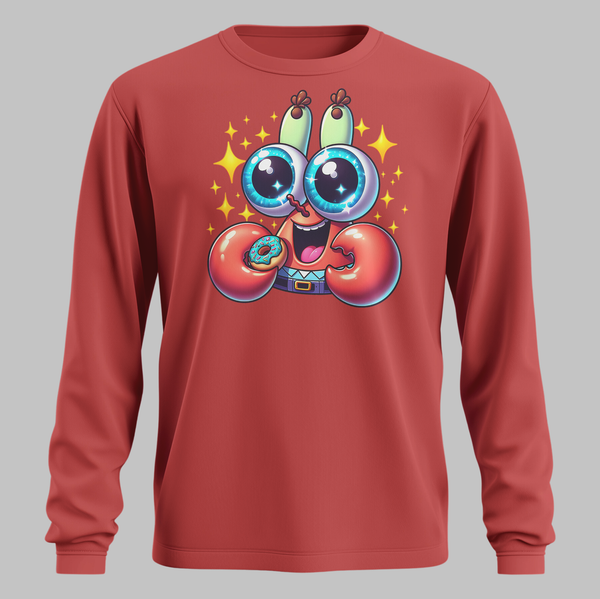 Quirky Crab Graphic Sweatshirt