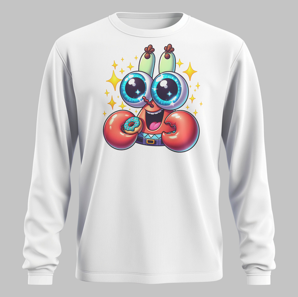Quirky Crab Graphic Sweatshirt