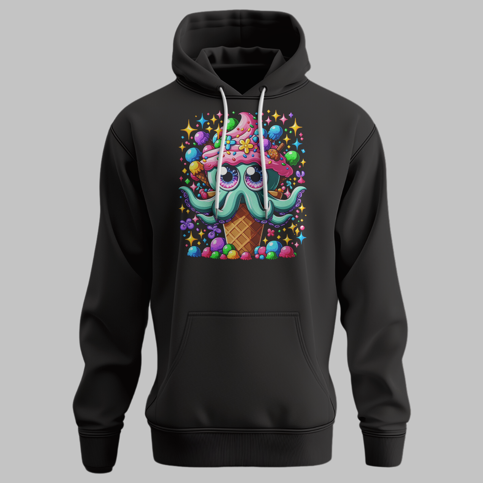 Ice Cream Octopus Hoodie
