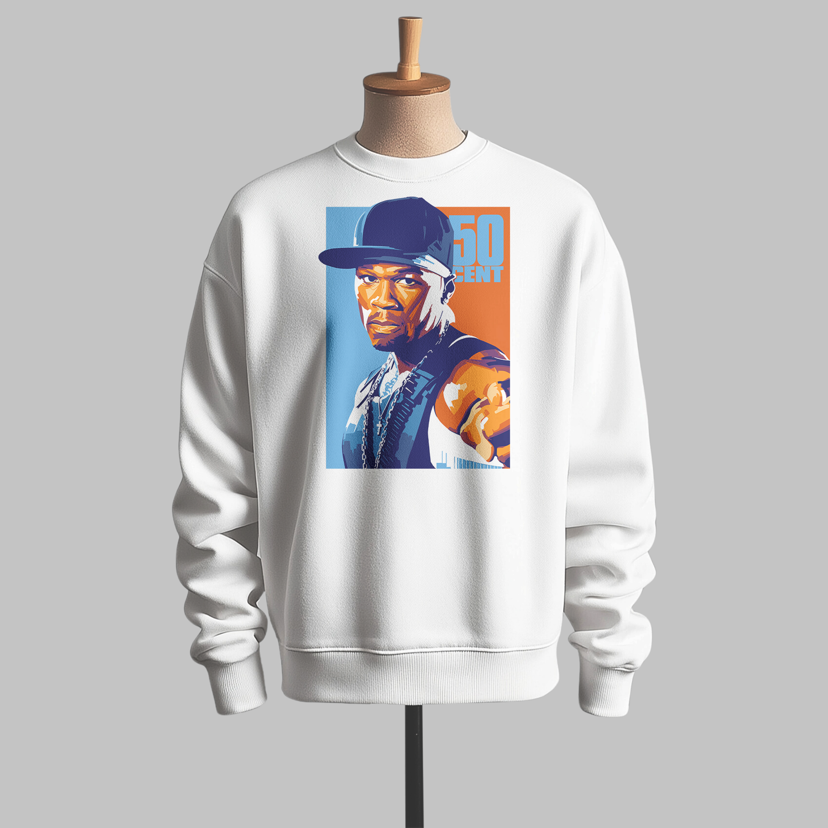 50 Cent Pop Art Sweatshirt