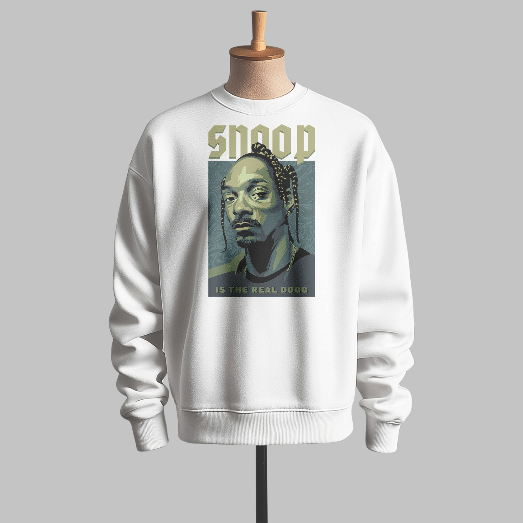 Snoop Dogg 'The Real Dogg' Graphic Sweatshirt"