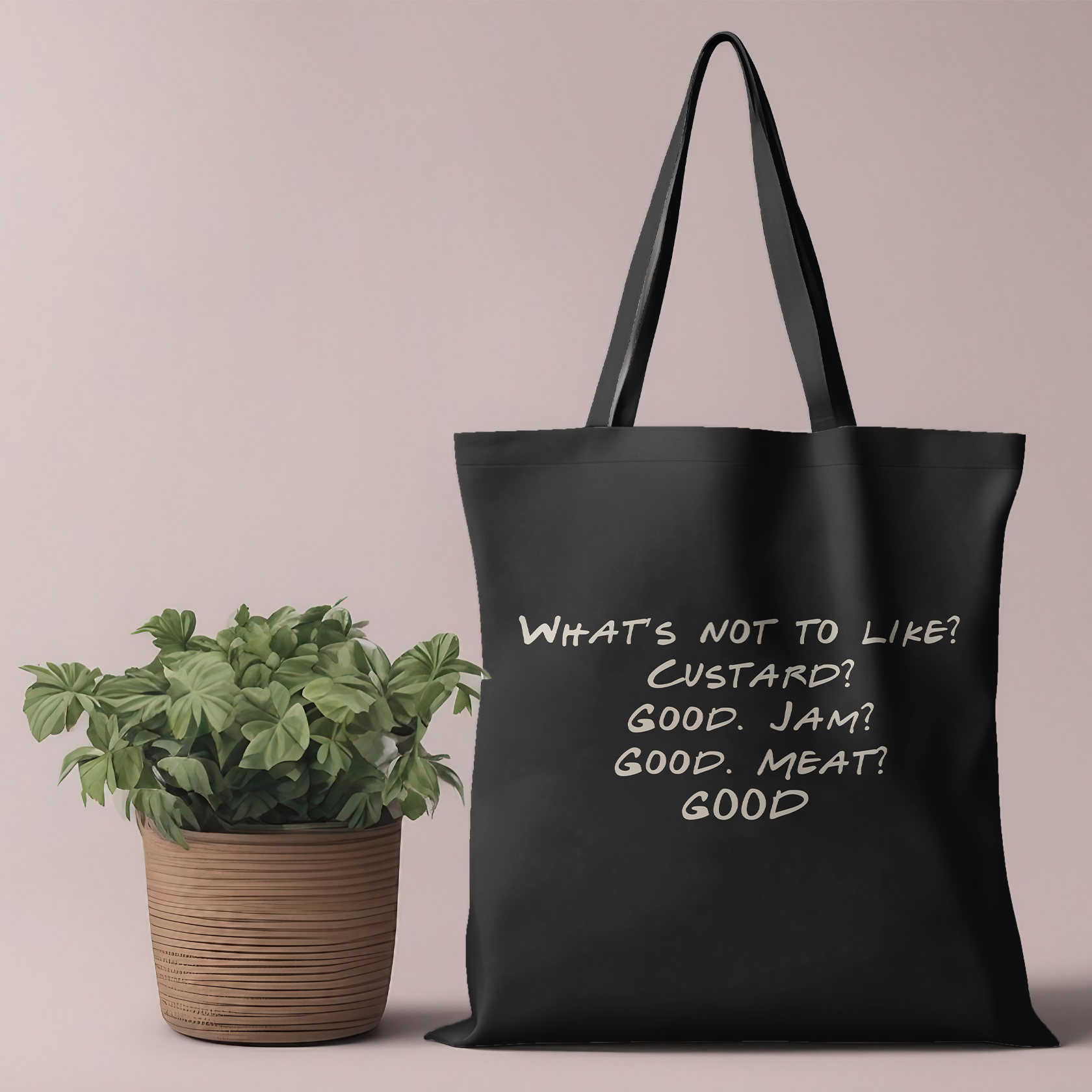Good Vibes Canvas Tote