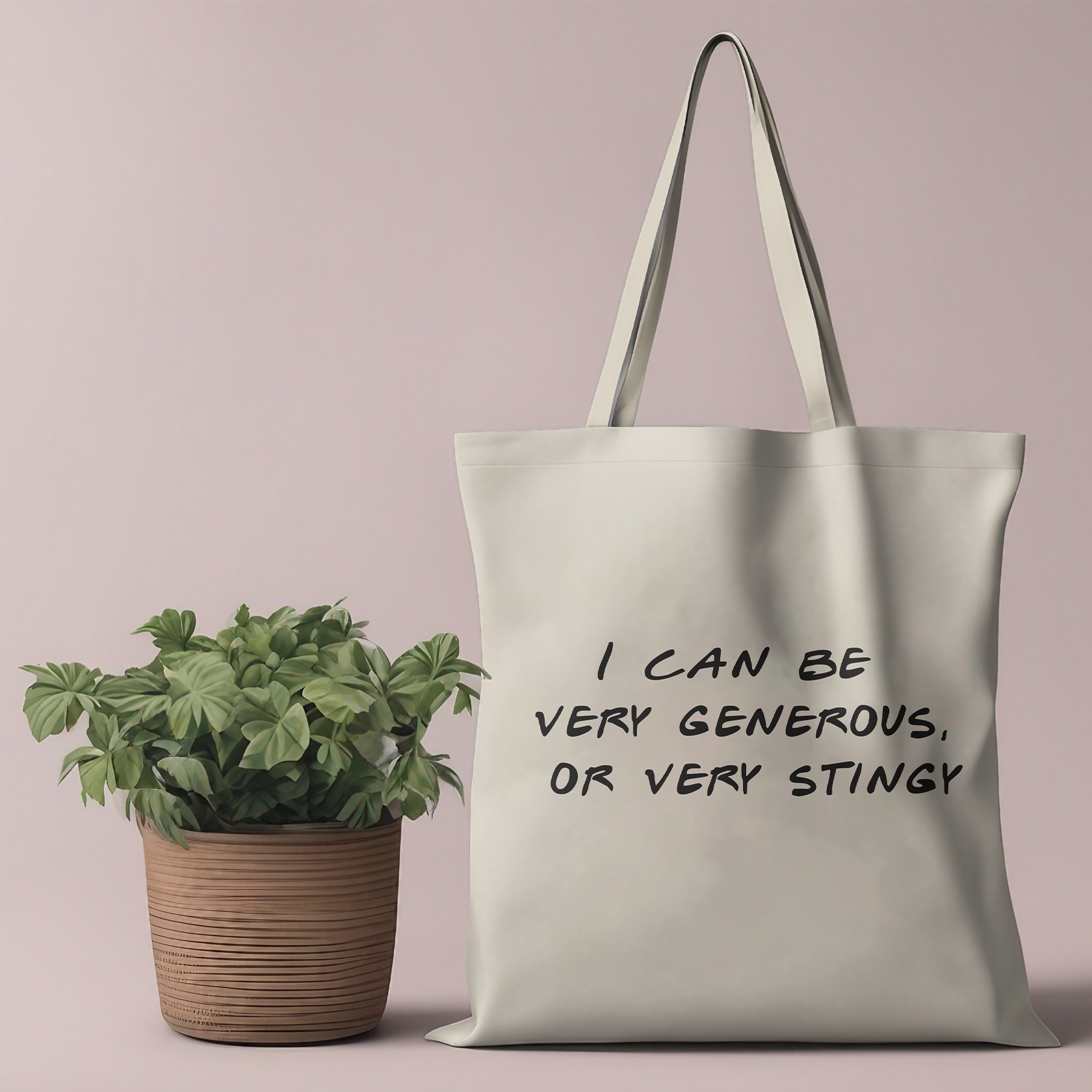 Generous or Stingy Canvas Tote