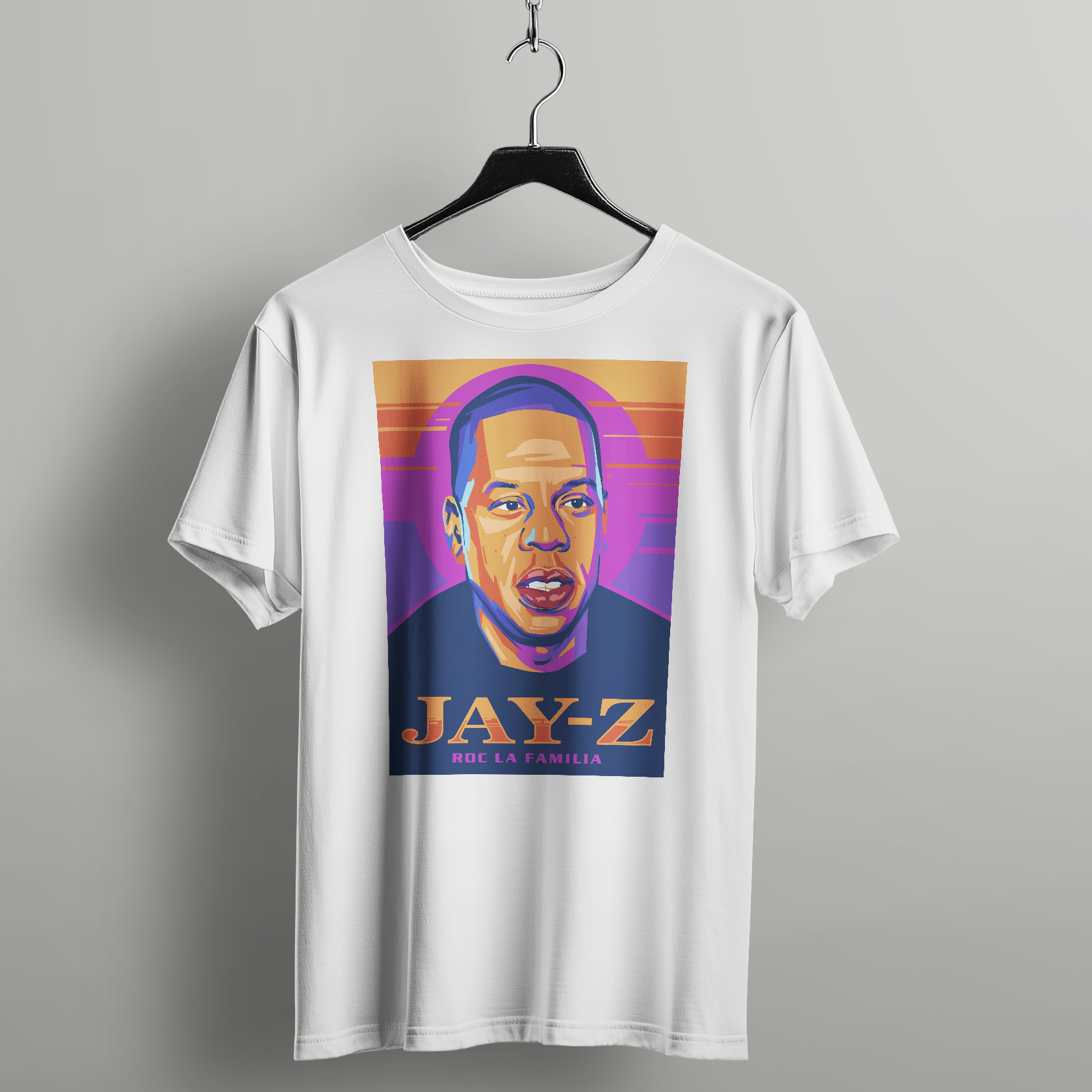 Jay-Z Pop Art Portrait T-Shirt