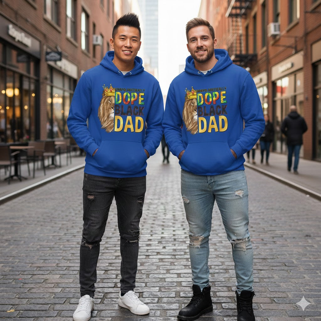 Unapologetically Dope Black Dad Hoodie