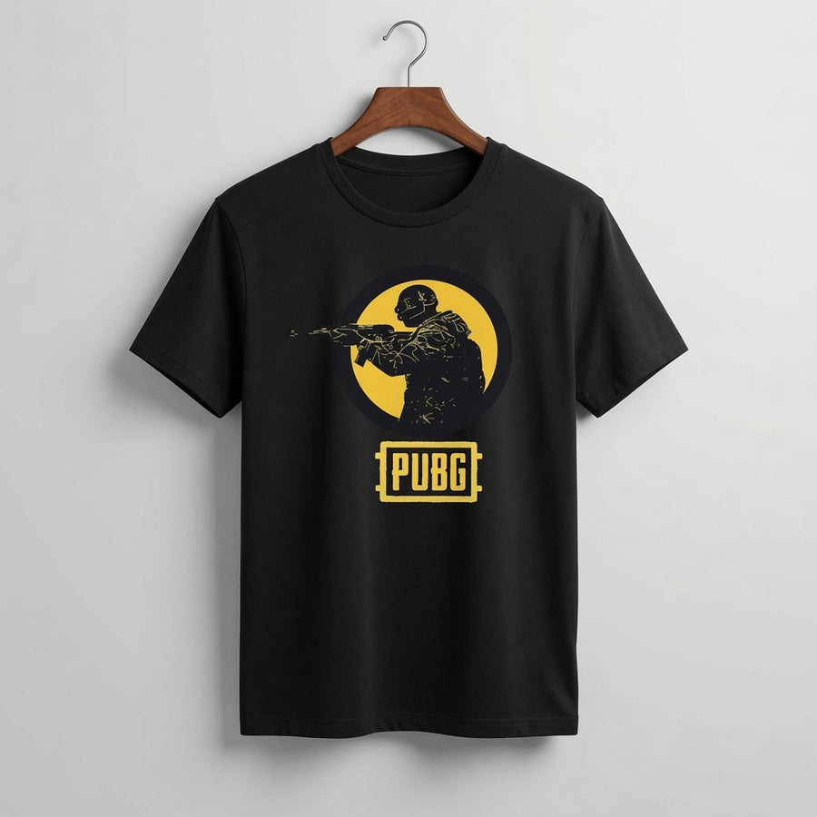 Men's PUBG Circular Silhouette Graphic T-Shirt