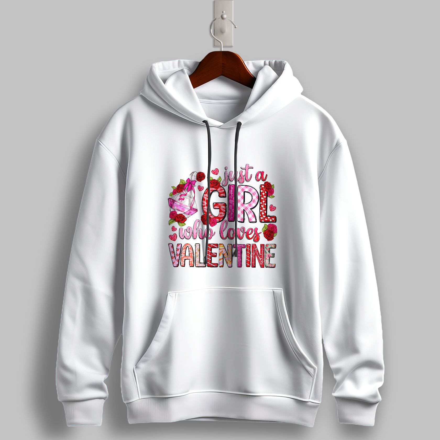 Girl Love Valentine hoodie