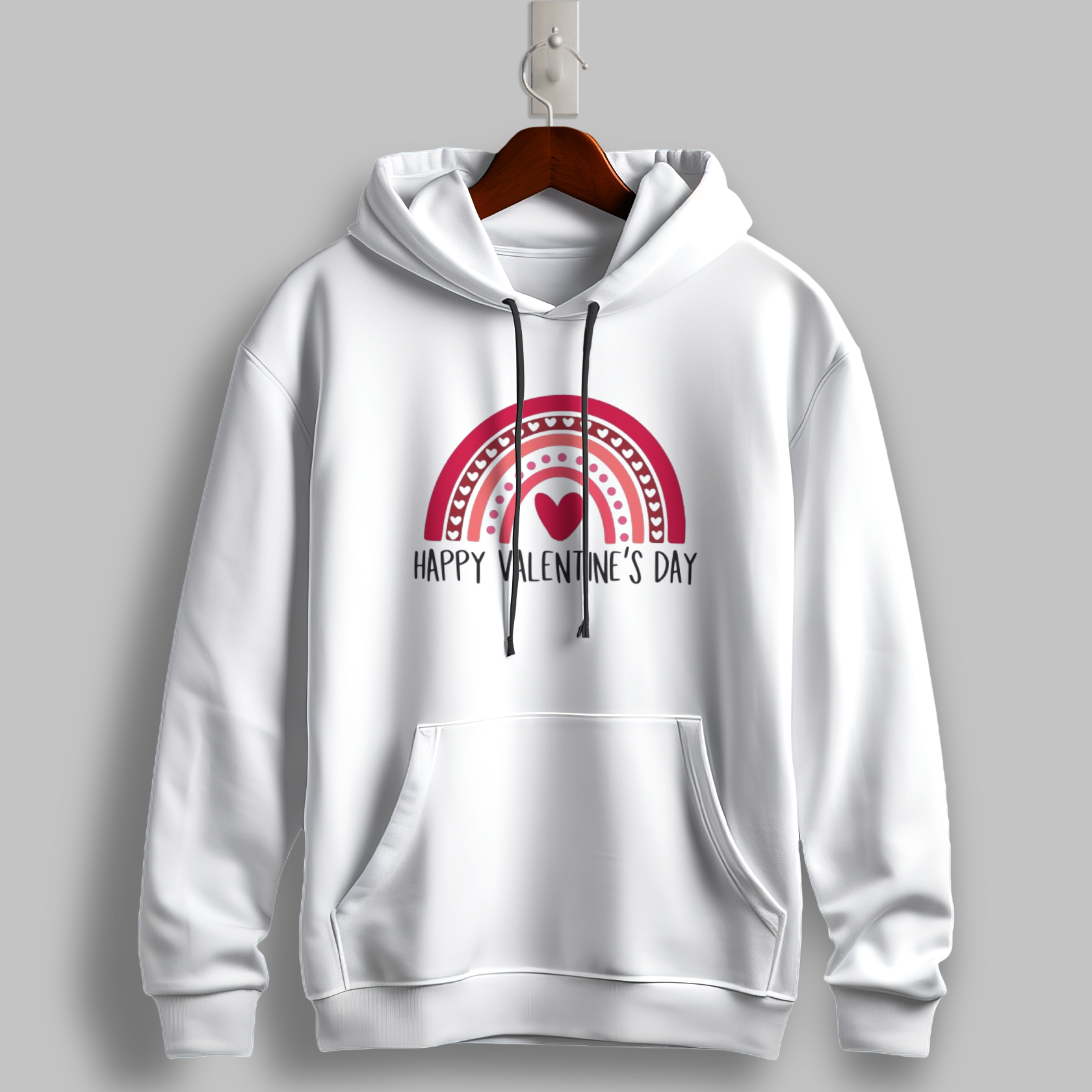 Rainbow Valentine Hoodie