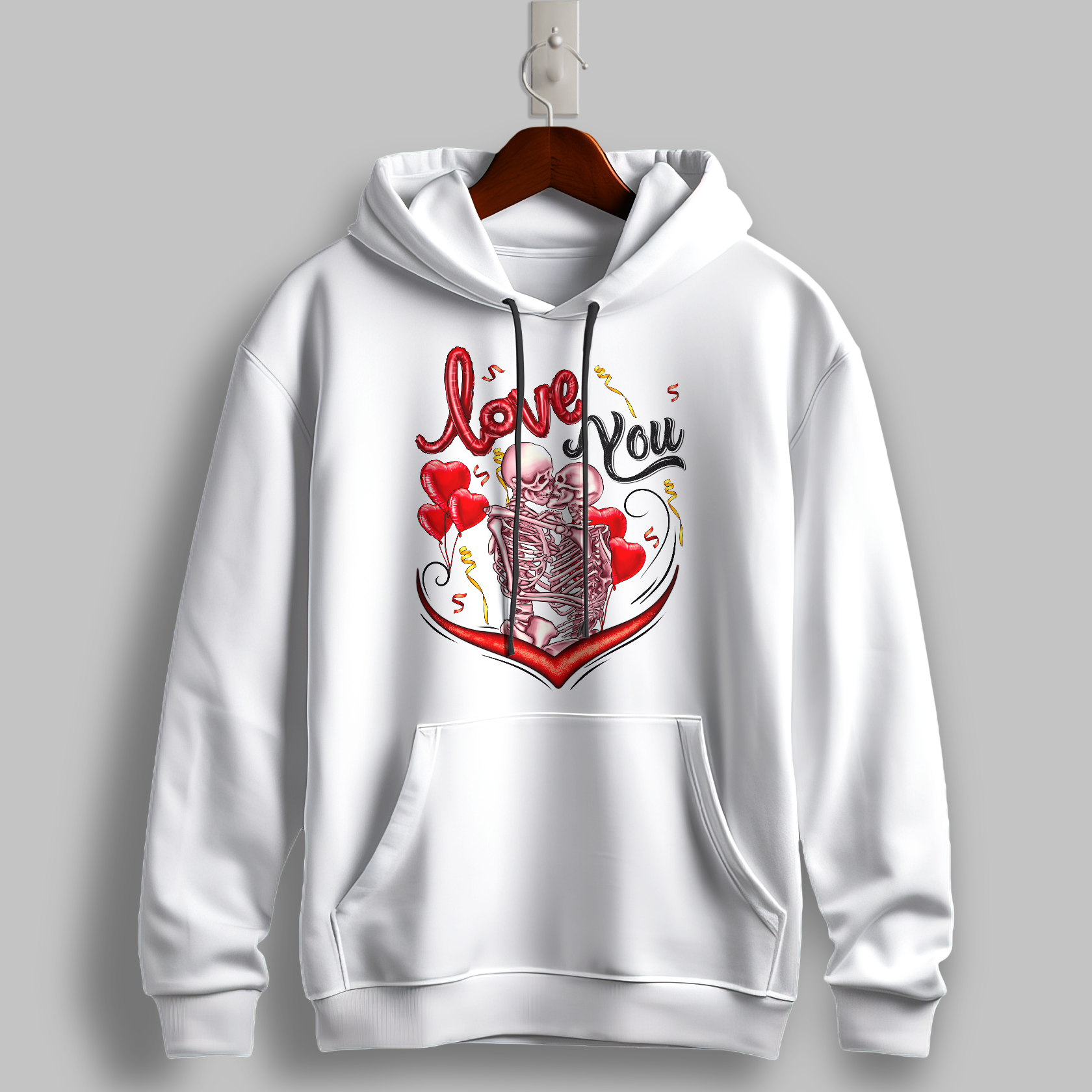 Skull Valentine Hoodie