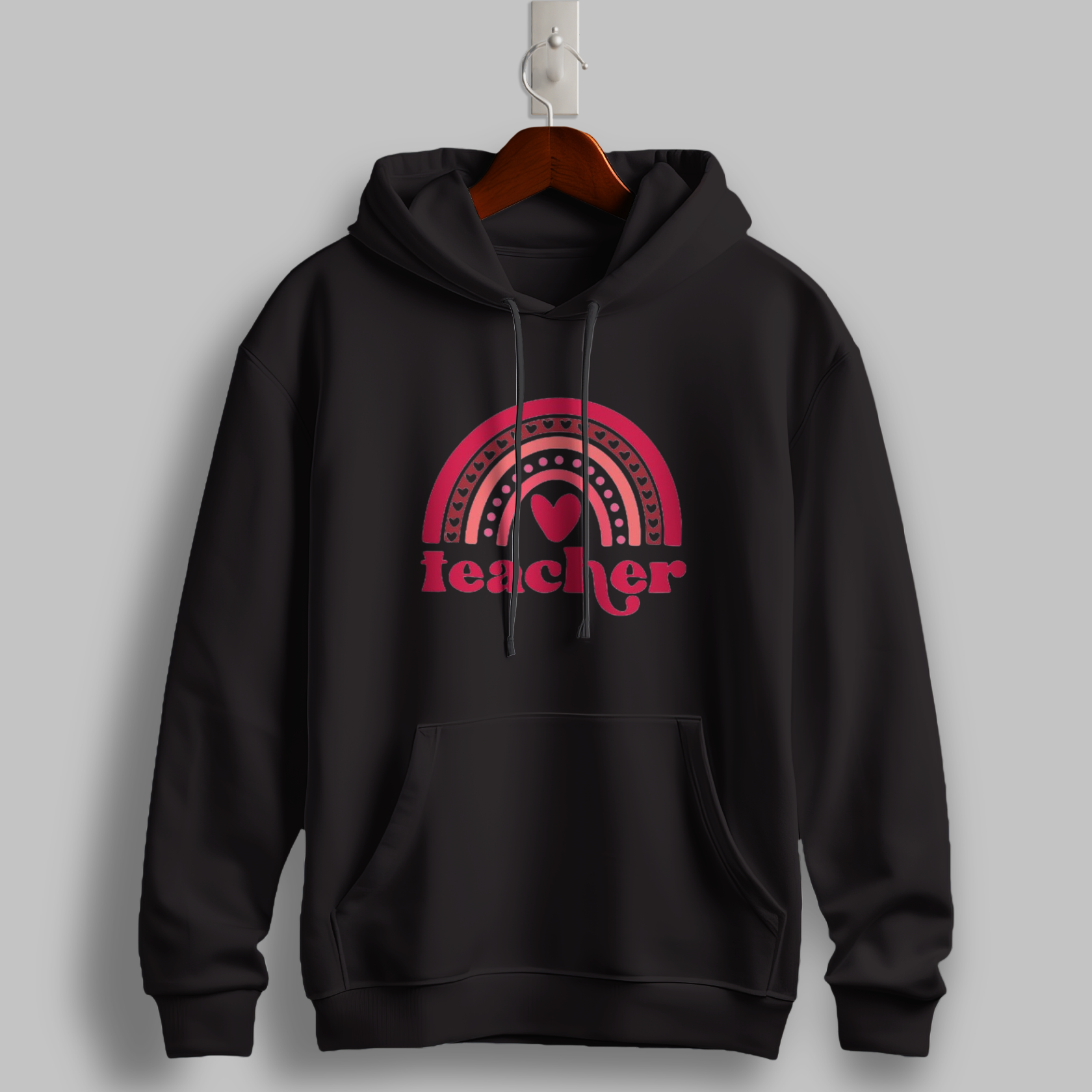 Valentine Teacher Hoodie