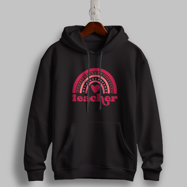 Valentine Teacher Hoodie