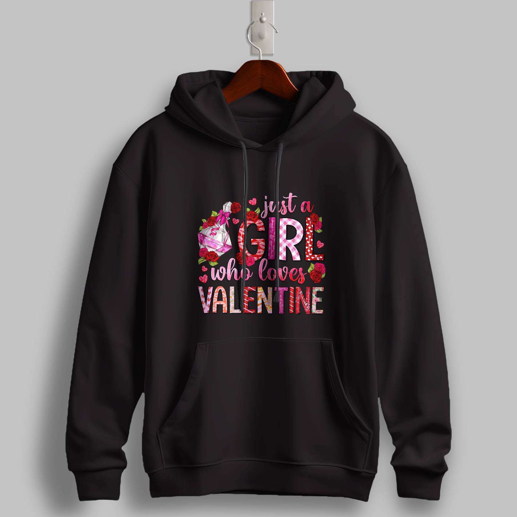 Girl Love Valentine hoodie