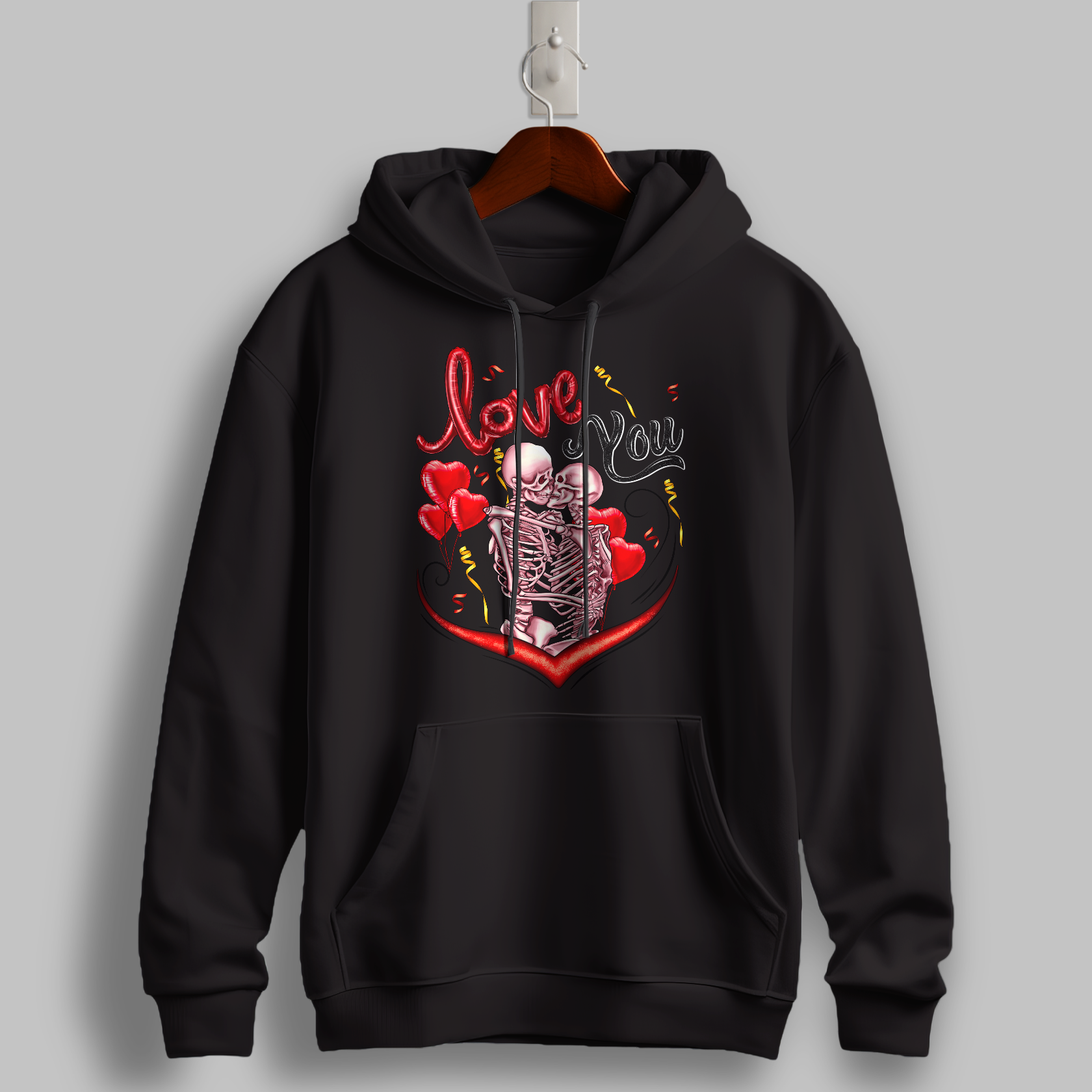 Skull Valentine Hoodie