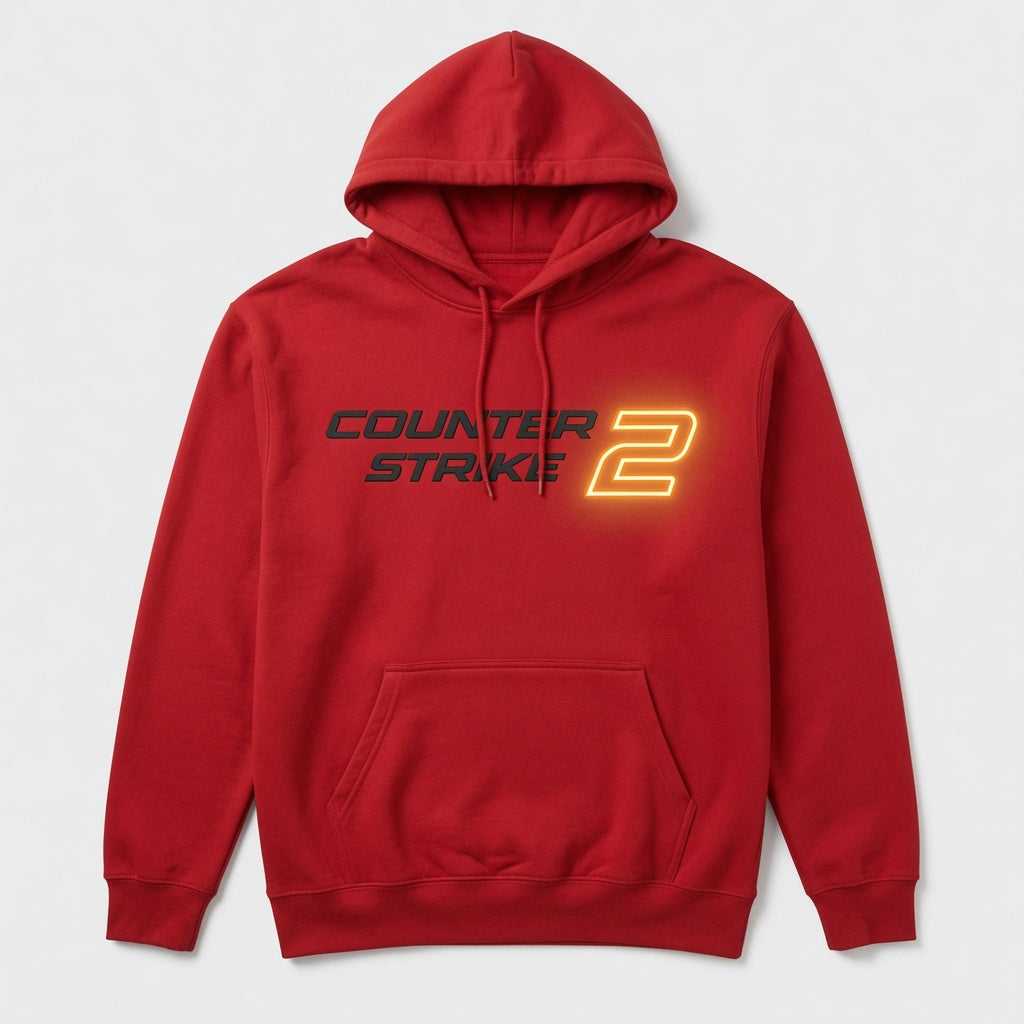 Counter-Strike 2 Hoodie CS2 Gaming Men Black Pullover Graphic Sweatshirt Gift