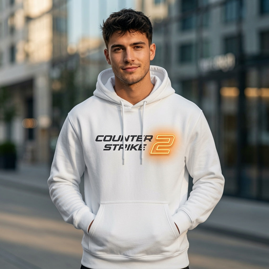 Counter-Strike 2 Hoodie CS2 Gaming Men Black Pullover Graphic Sweatshirt Gift