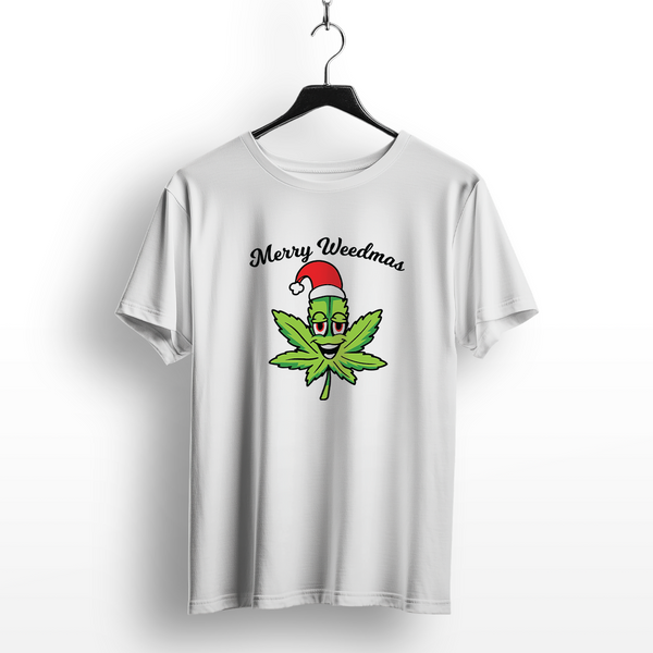 Merry Weedmas Cannabis Holiday T-Shirt