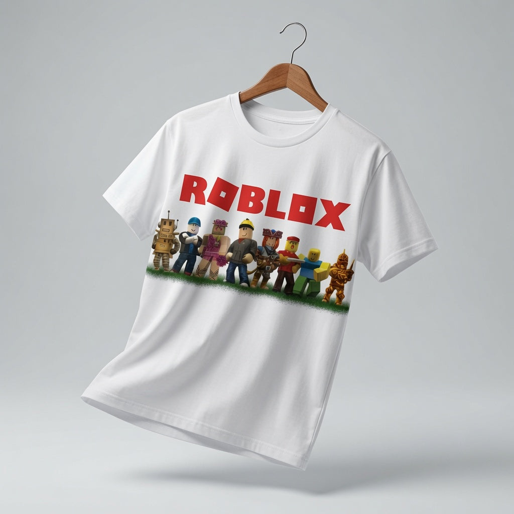 Custom Kids Gaming T-Shirt Avatar Characters Graphic Tee Youth Gamer Gift Shirt